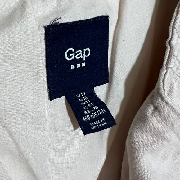 Gap Blush Pink Quilted Moto Jacket Size 10 Asymmetrical Zip Biker - Picture 4 of 9